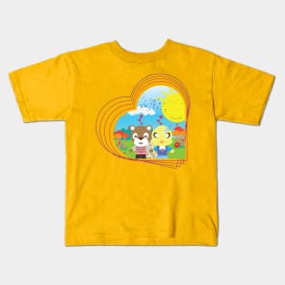 Shape of Love Kids T-Shirt